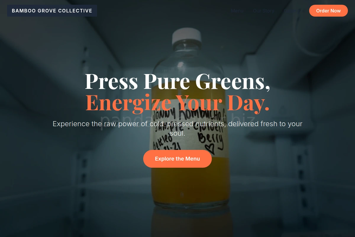 Cold-Press Health Food Cafe