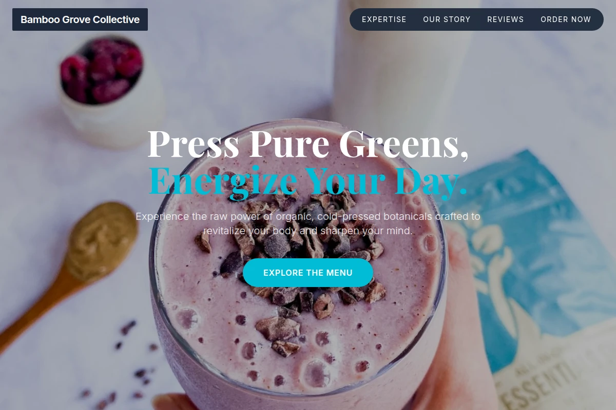 Organic Smoothie Shop