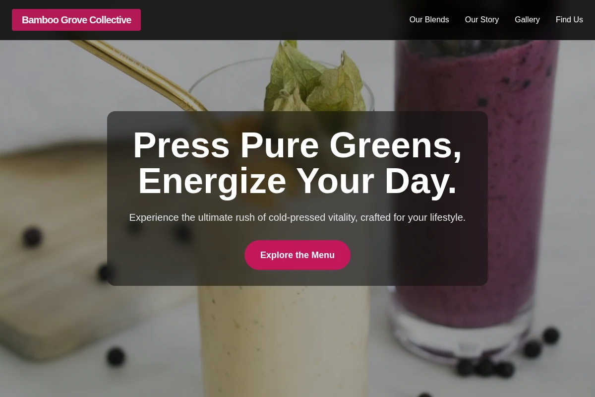 Balance Smoothie Shop